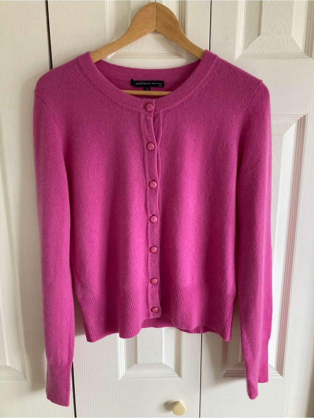 Edward Chapman Woman Cashmere CardiganPink Size Large